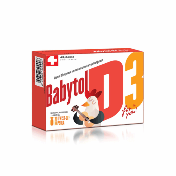 Slika proizvoda 4U PHARMA Babytol D3 twist off iz online apoteke Moja Farmacija - BIH