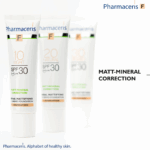 Slika proizvoda PHARMACERIS Mineralni matirajući tečni puder SPF30 30ml iz online apoteke Moja Farmacija - BIH