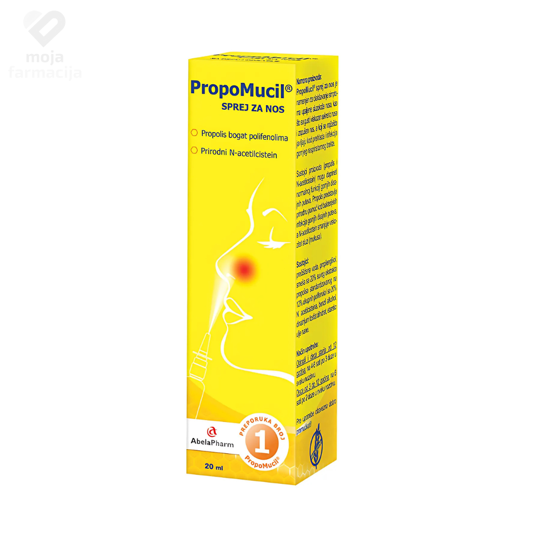 Slika proizvoda ABELA PHARM PropoMucil sprej za nos 20ml iz online apoteke Moja Farmacija - BIH