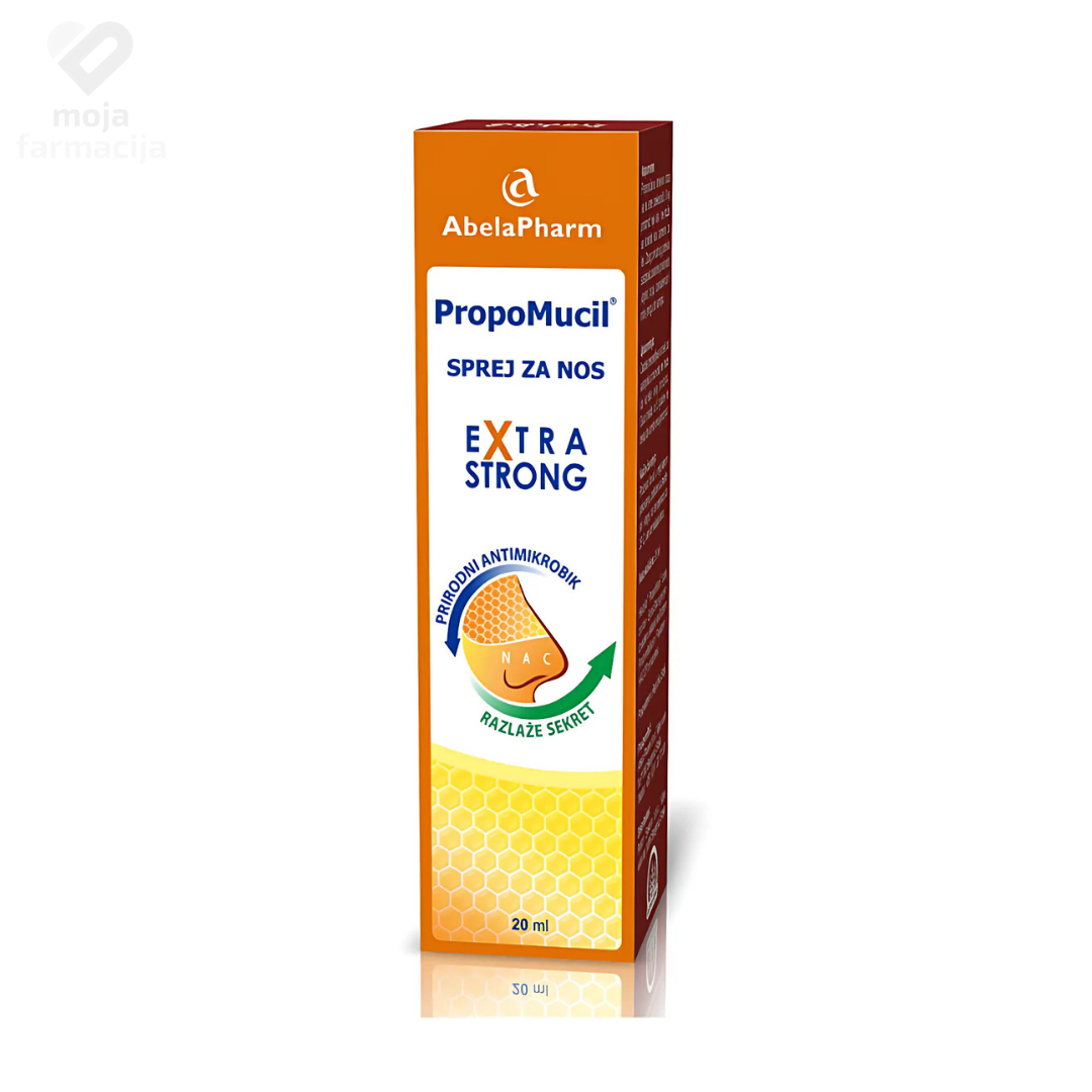 Slika proizvoda ABELA PHARM Propomucil extra strong sprej za nos 20ml iz online apoteke Moja Farmacija - BIH