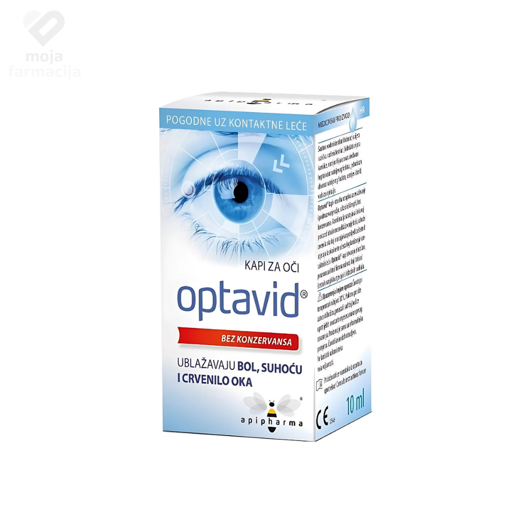 Slika proizvoda APIPHARMA Optavid kapi za oči 10ml iz online apoteke Moja Farmacija - BIH