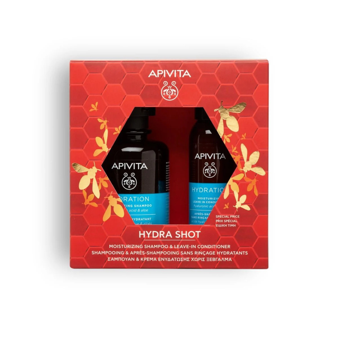 Slika proizvoda APIVITA Hydra Shot set za hidrataciju kose iz online apoteke Moja Farmacija - BIH