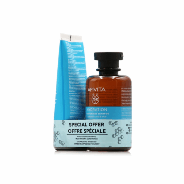 Slika proizvoda APIVITA Set za hidrataciju kose (šampon + regenerator) iz online apoteke Moja Farmacija - BIH