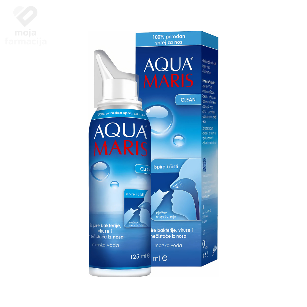 Slika proizvoda AQUA MARIS Clean sprej za nos 125ml iz online apoteke Moja Farmacija - BIH