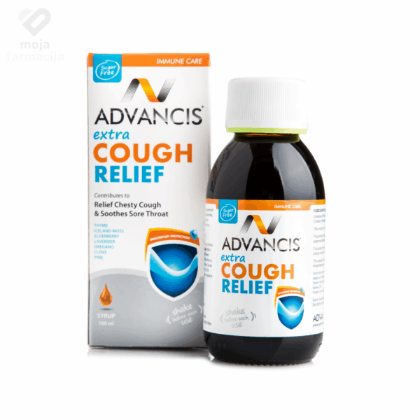 Slika proizvoda Advancis Extra Cough relief sirup 100ml iz online apoteke Moja Farmacija - BIH