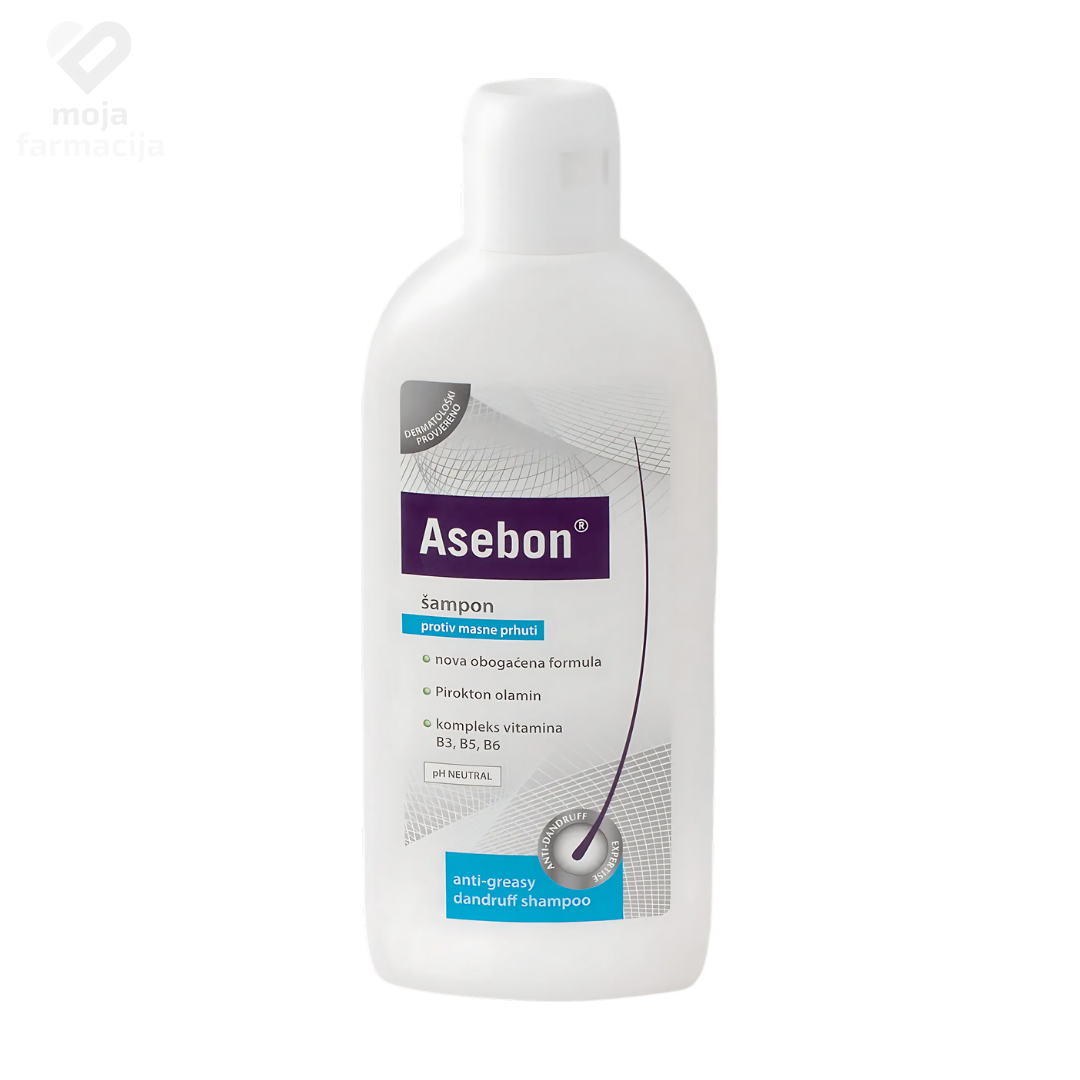 Slika proizvoda Asebon šampon protiv masne prhuti 200ml iz online apoteke Moja Farmacija - BIH