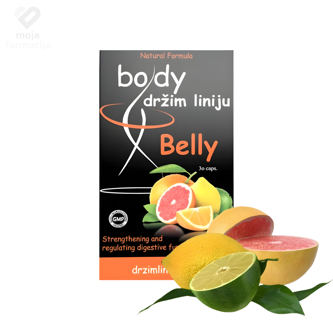Belly Body Držim Liniju kapsule za ravan stomak, detoks i bolju probavu