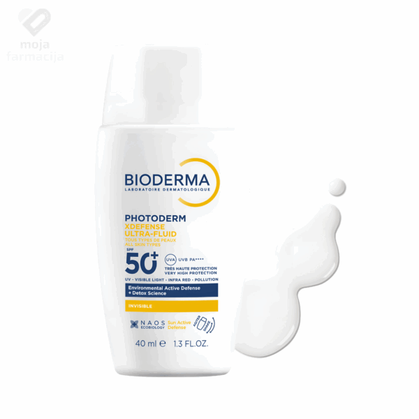Slika proizvoda BIODERMA Photoderm XDefense Ultra Fluid SPF50+ 40ml iz online apoteke Moja Farmacija - BIH