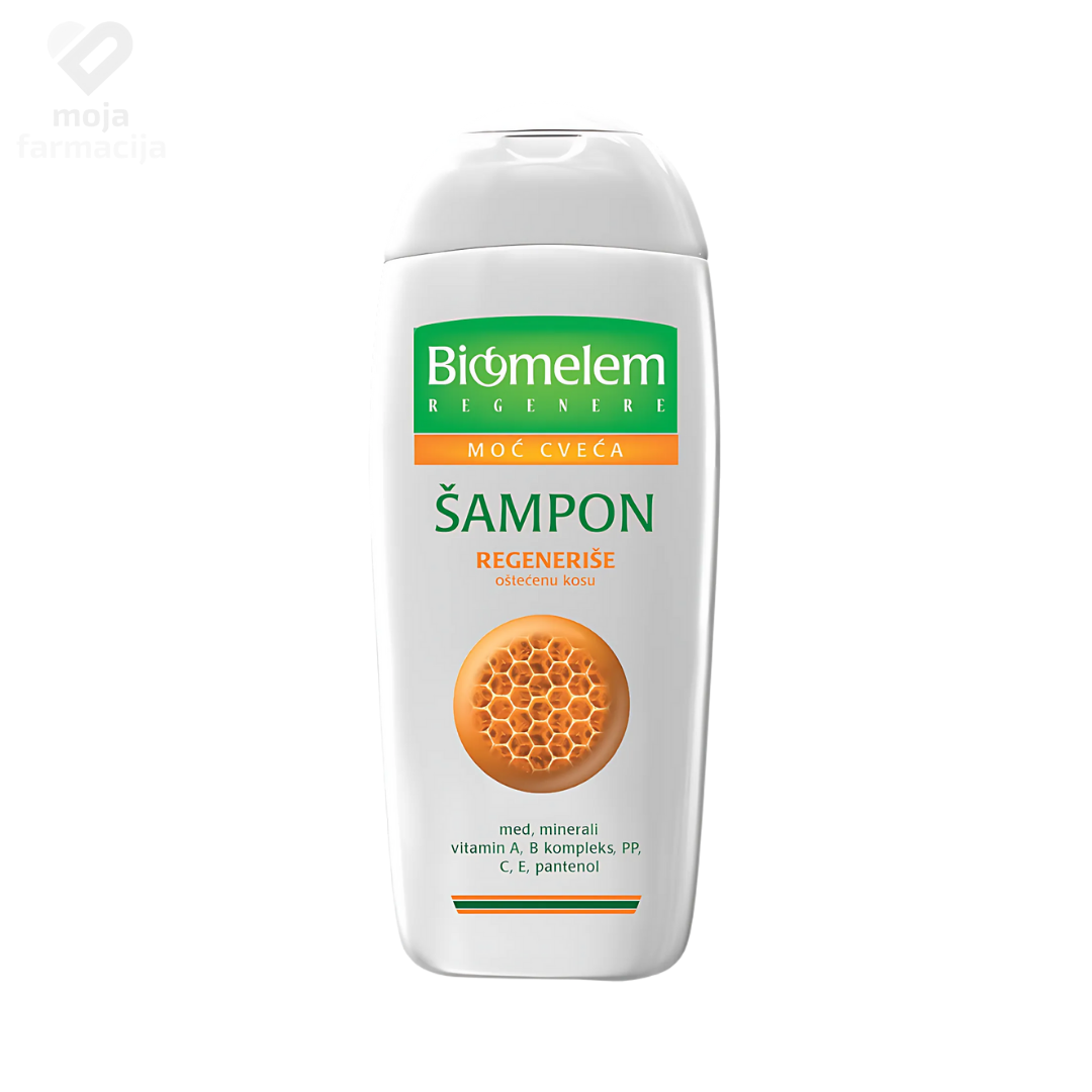 Slika proizvoda BIOMELEM šampon regeneracija kose 222ml iz online apoteke Moja Farmacija - BIH