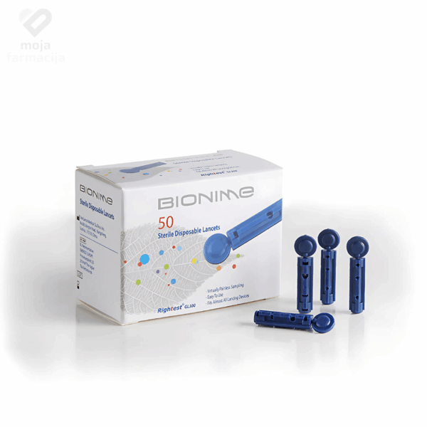 Slika proizvoda BIONIME lancete za glukometar iz online apoteke Moja Farmacija - BIH