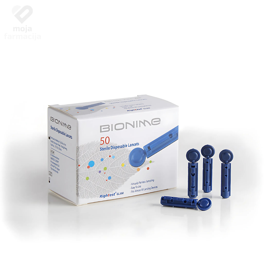 Slika proizvoda BIONIME lancete za glukometar iz online apoteke Moja Farmacija - BIH