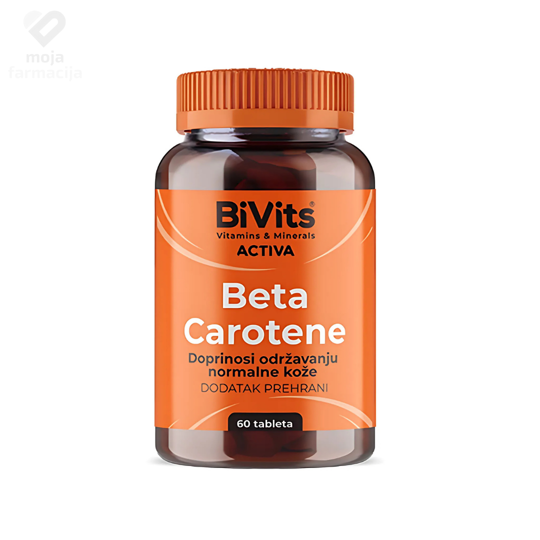 Slika proizvoda BIVITS ACTIVA Beta karoten tablete iz online apoteke Moja Farmacija - BIH