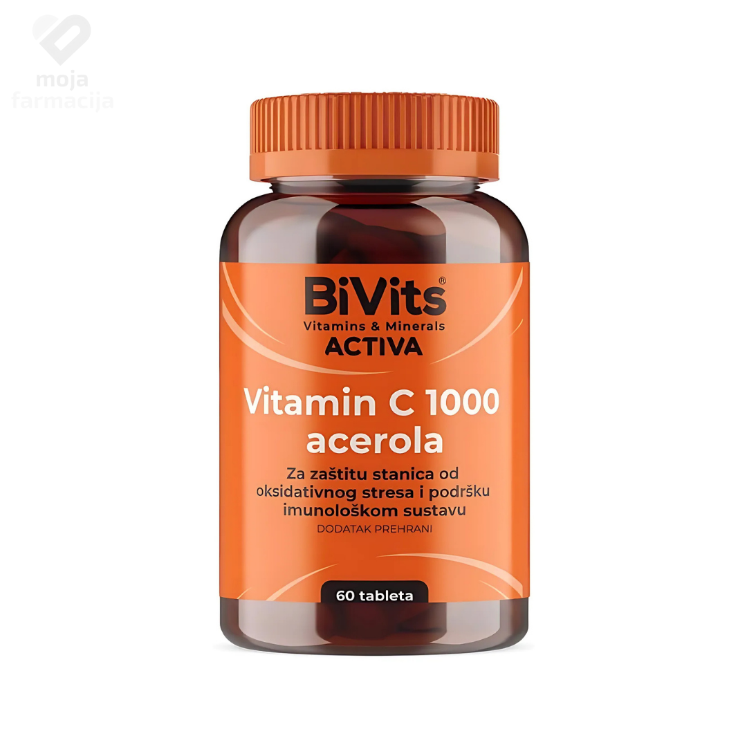 Slika proizvoda BIVITS Vitamin C 1000 acerola iz online apoteke Moja Farmacija - BIH