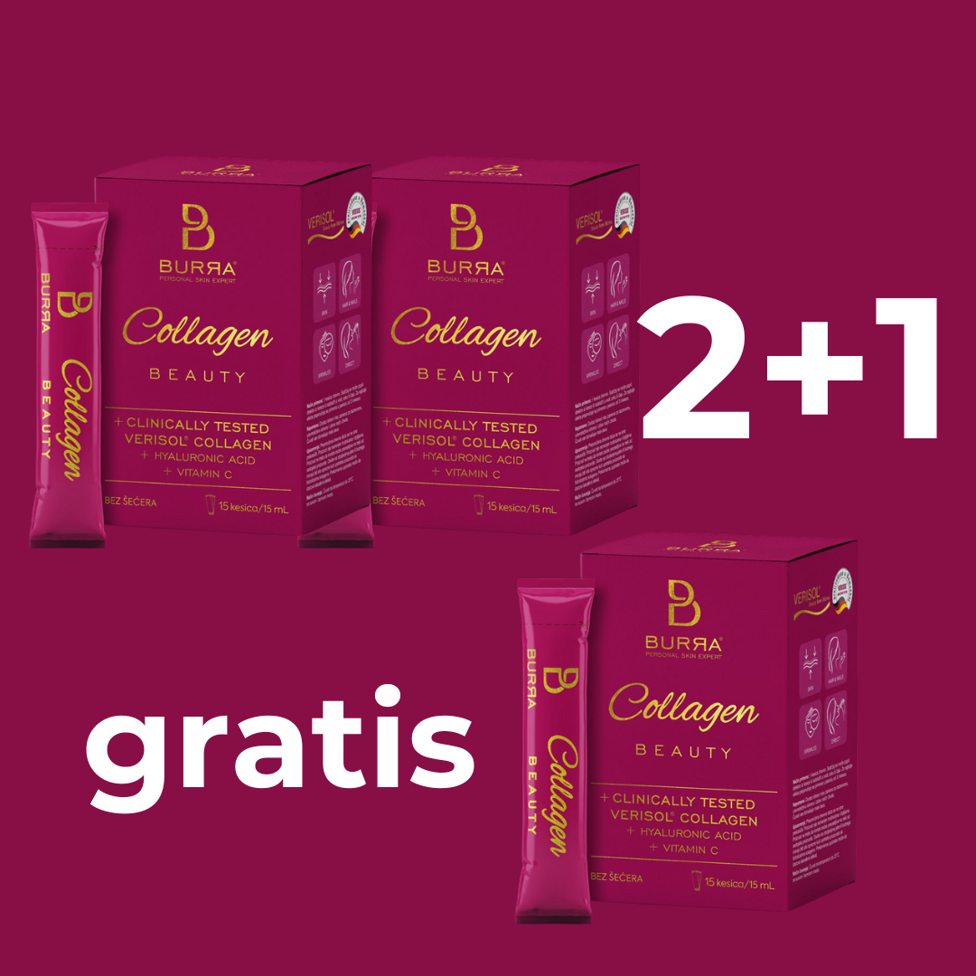 Slika proizvoda BURRA® Collagen BEAUTY 2+1 GRATIS iz online apoteke Moja Farmacija - BIH