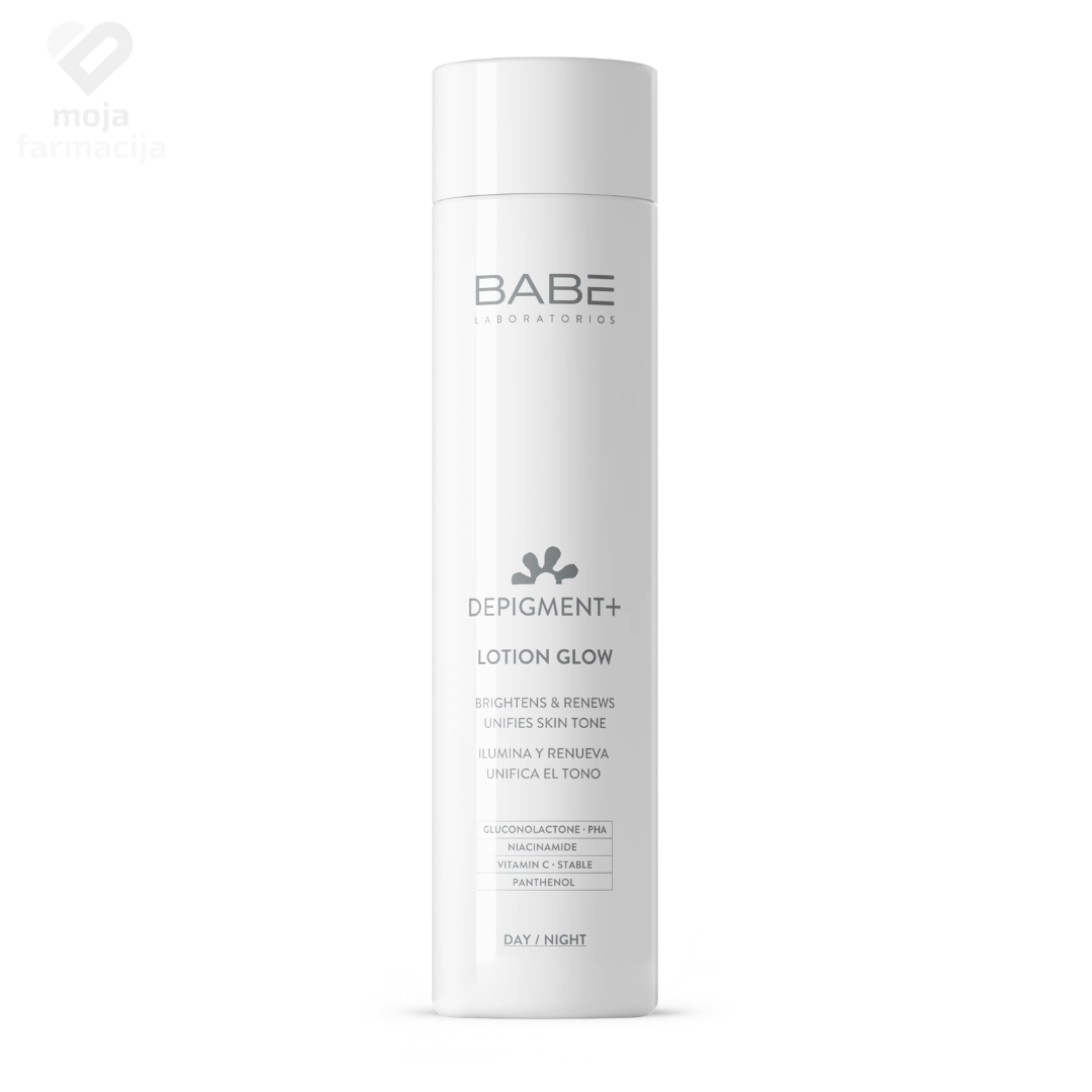 Babe DEPIGMENT+ Lotion Glow losion sa vitaminom C za blistavost i ujednačavanje tena