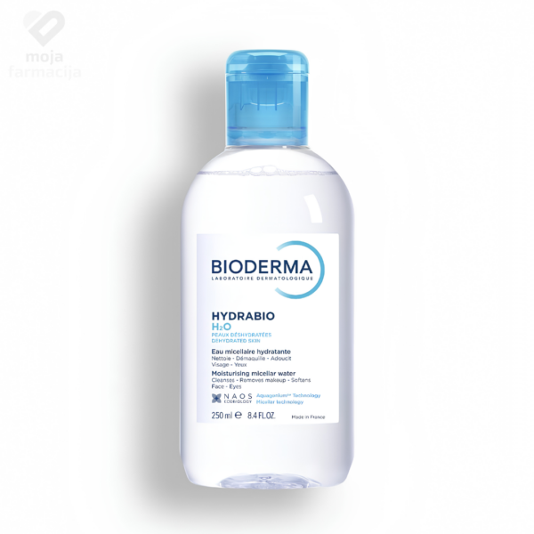 Bioderma Hydrabio H2O dermatološka micelarna voda za čišćenje i hidrataciju lica