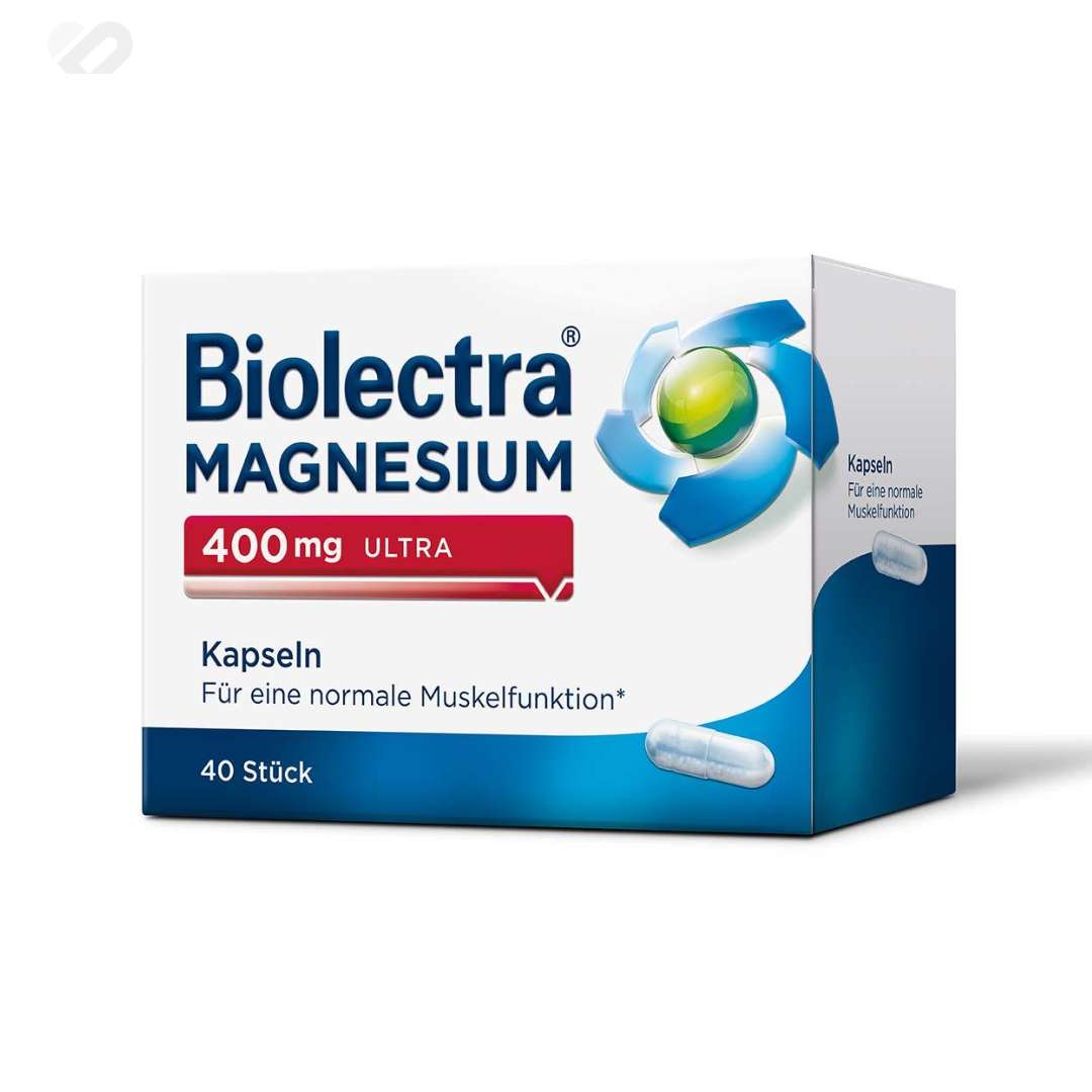 Slika proizvoda Biolectra Magnesium Ultra 400mg kapsule iz online apoteke Moja Farmacija - BIH