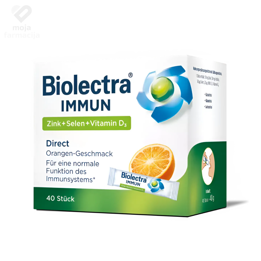 Slika proizvoda Biolectra immun girekt granule iz online apoteke Moja Farmacija - BIH