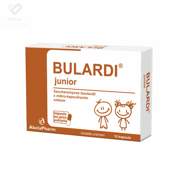 Slika proizvoda Bulardi probiotik junior 10 kapsula iz online apoteke Moja Farmacija - BIH