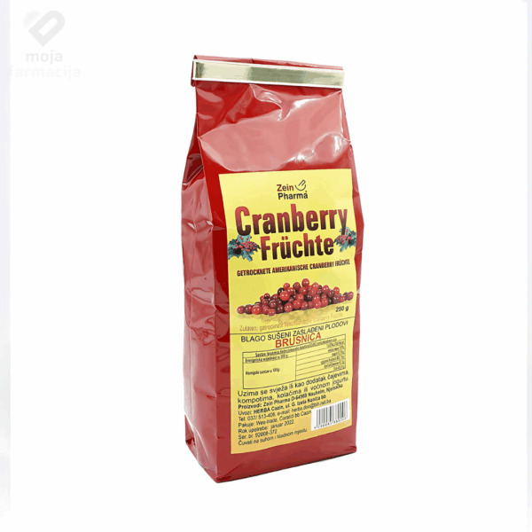 Slika proizvoda ČAJ BRUSNICA PLOD SUŠENI 250g /ZEIN/ iz online apoteke Moja Farmacija - BIH