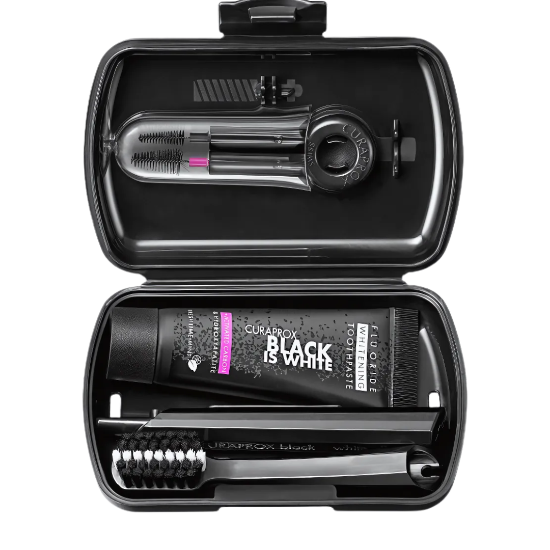 Slika proizvoda CURAPROX Black is white putni set iz online apoteke Moja Farmacija - BIH