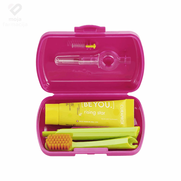 CURAPROX Putni set crveni/ciklama