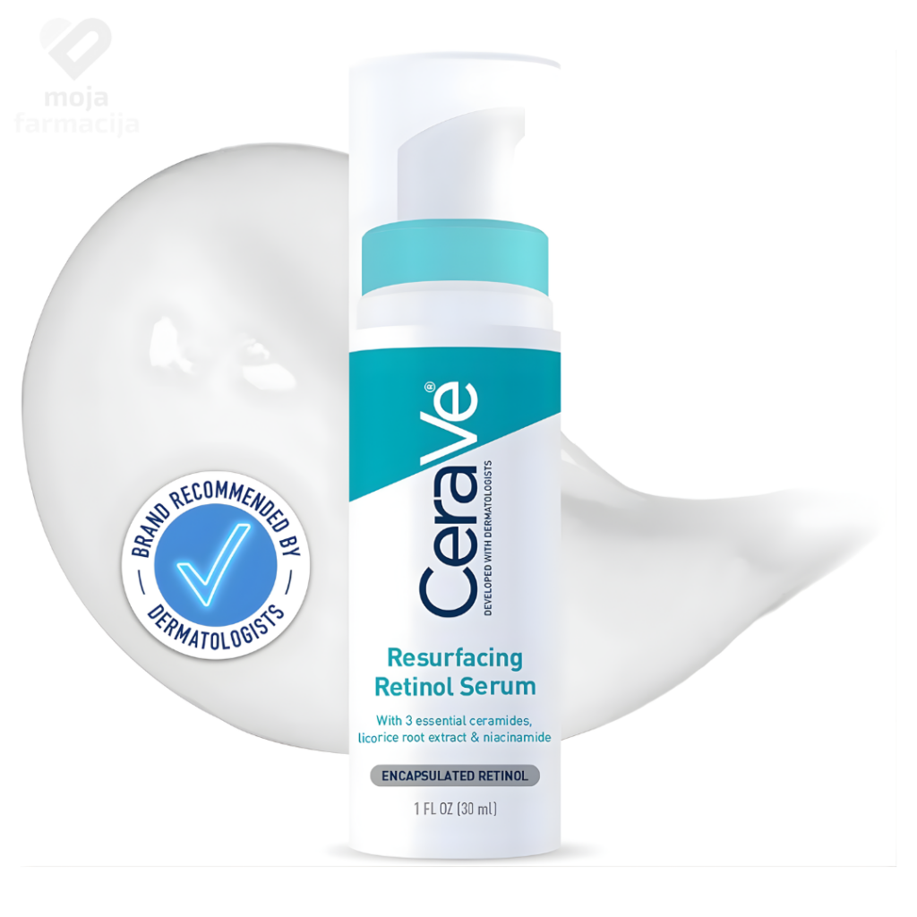 CeraVe Resurfacing Retinol serum sa inkapsuliranim retinolom i ekstraktom sladića