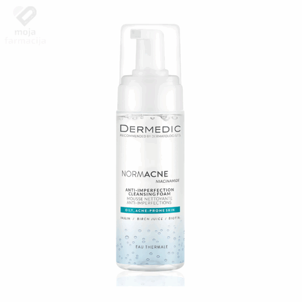 Slika proizvoda DERMEDIC Normacne pjena za čišćenje 170ml iz online apoteke Moja Farmacija - BIH