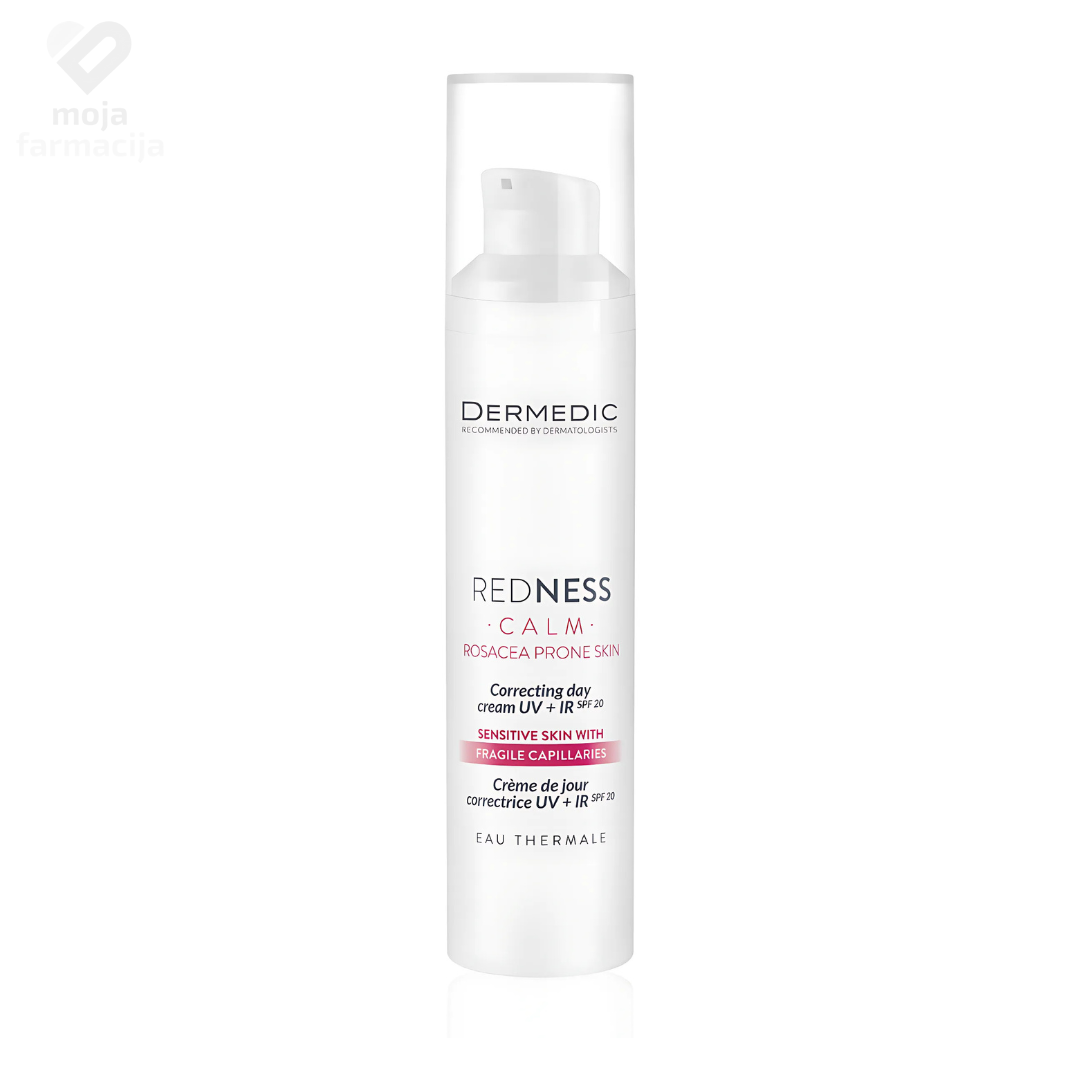 Slika proizvoda DERMEDIC Redness korektivna dnevna krema UV+IR SPF20 40ml iz online apoteke Moja Farmacija - BIH