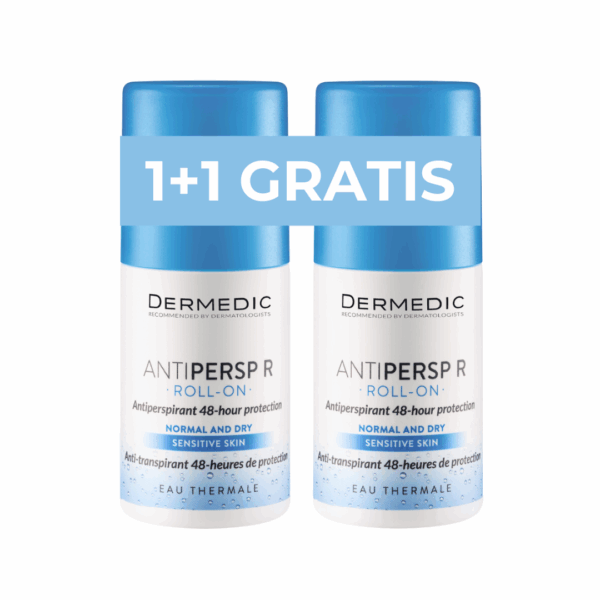 Slika proizvoda DERMEDIC Antipersp R roll on 1+1 GRATIS iz online apoteke Moja Farmacija - BIH