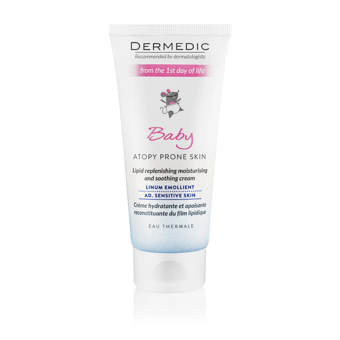 Slika proizvoda DERMEDIC Linum emollient baby hidratantna krema za nadopunu lipida 100ml iz online apoteke Moja Farmacija - BIH