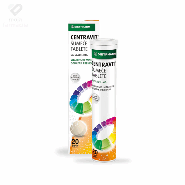 Slika proizvoda DIETPHARM Centravit šumeće tablete iz online apoteke Moja Farmacija - BIH