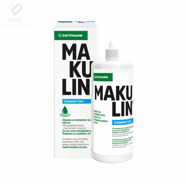 Slika proizvoda DIETPHARM Makulin Complete Care otopina za leće 380ml iz online apoteke Moja Farmacija - BIH