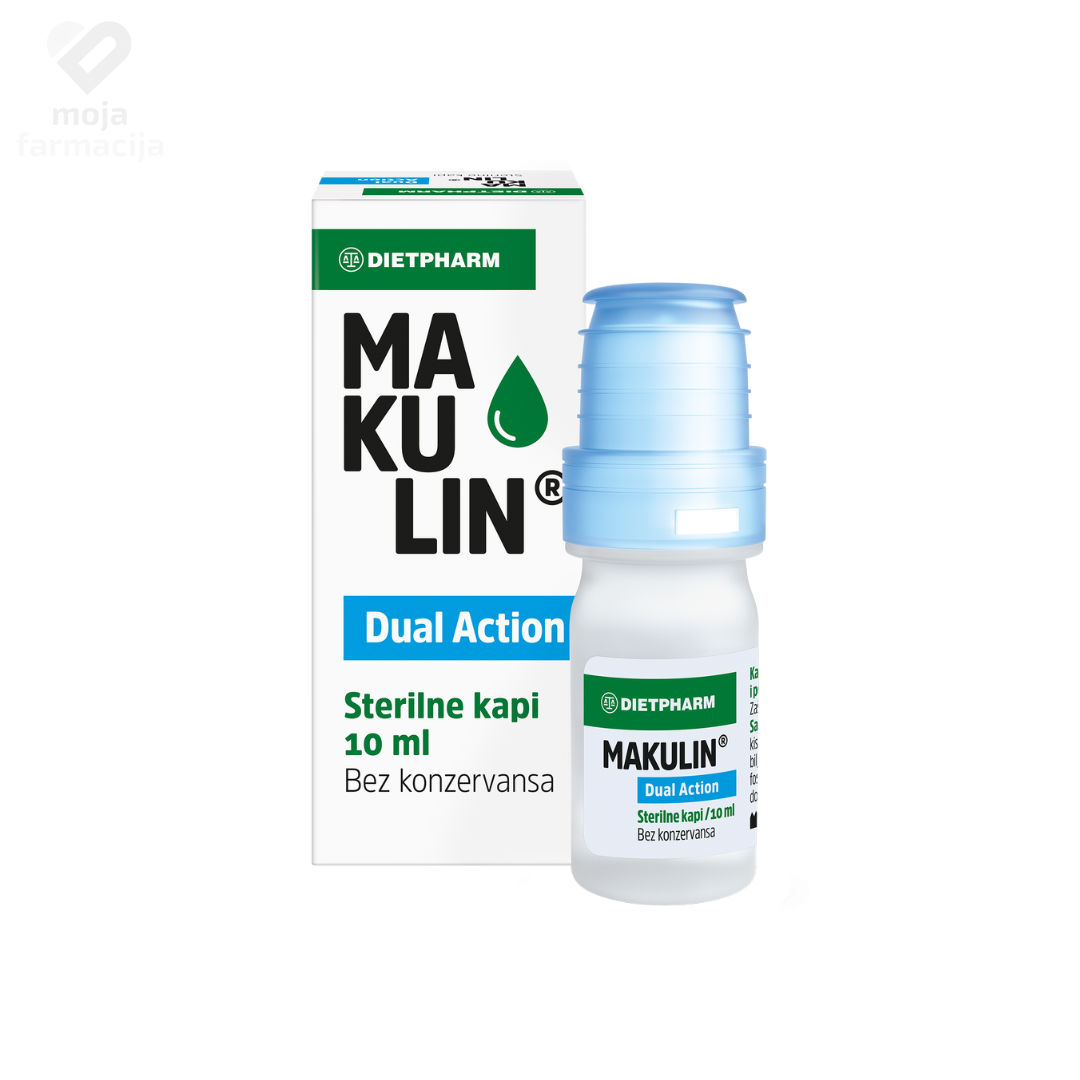 Slika proizvoda DIETPHARM Makulin dual action kapi za oči 10ml iz online apoteke Moja Farmacija - BIH