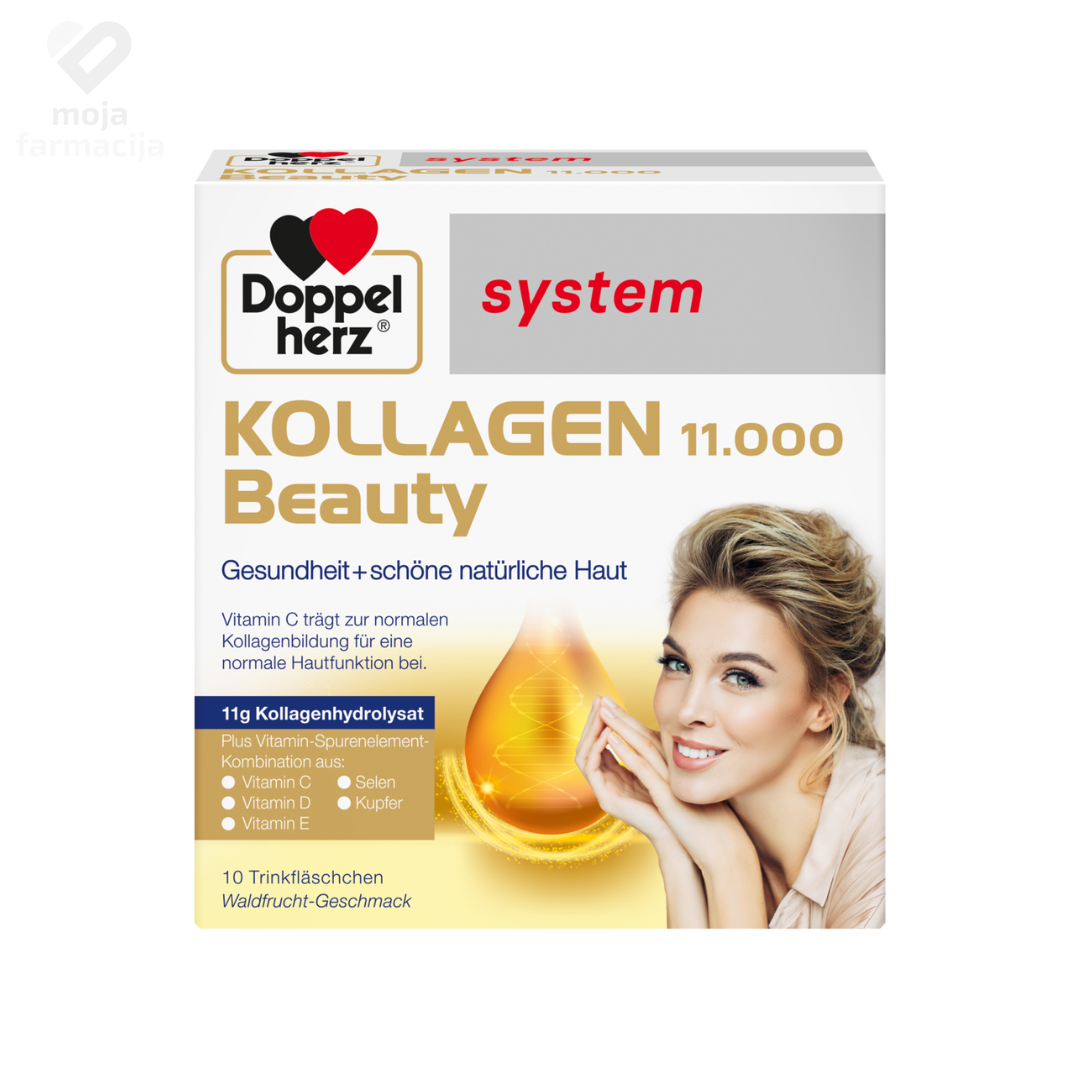 Slika proizvoda DOPPELHERZ Kollagen Beauty 11000 a30 iz online apoteke Moja Farmacija - BIH