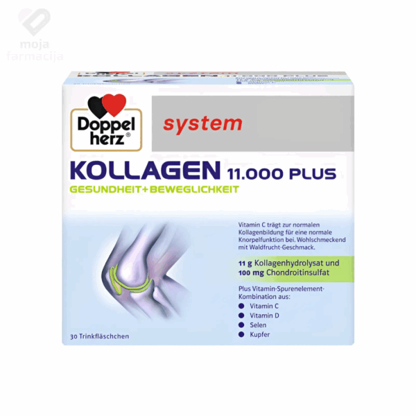 Slika proizvoda DOPPELHERZ System kollagen 11000 plus ampule iz online apoteke Moja Farmacija - BIH