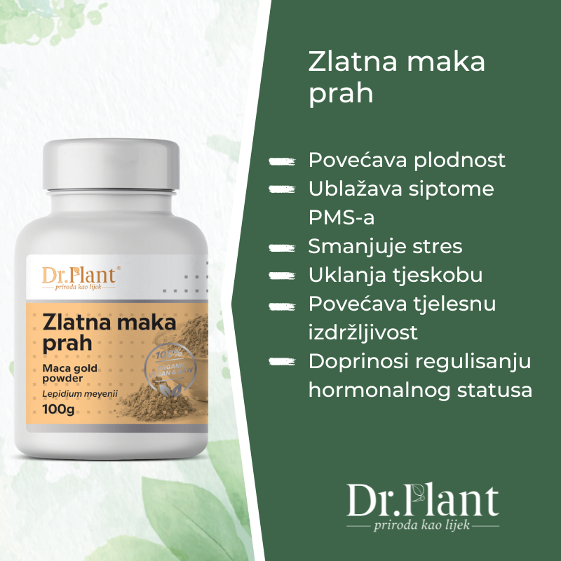 Slika proizvoda DR. PLANT Bio zlatna maka prah 100g iz online apoteke Moja Farmacija - BIH