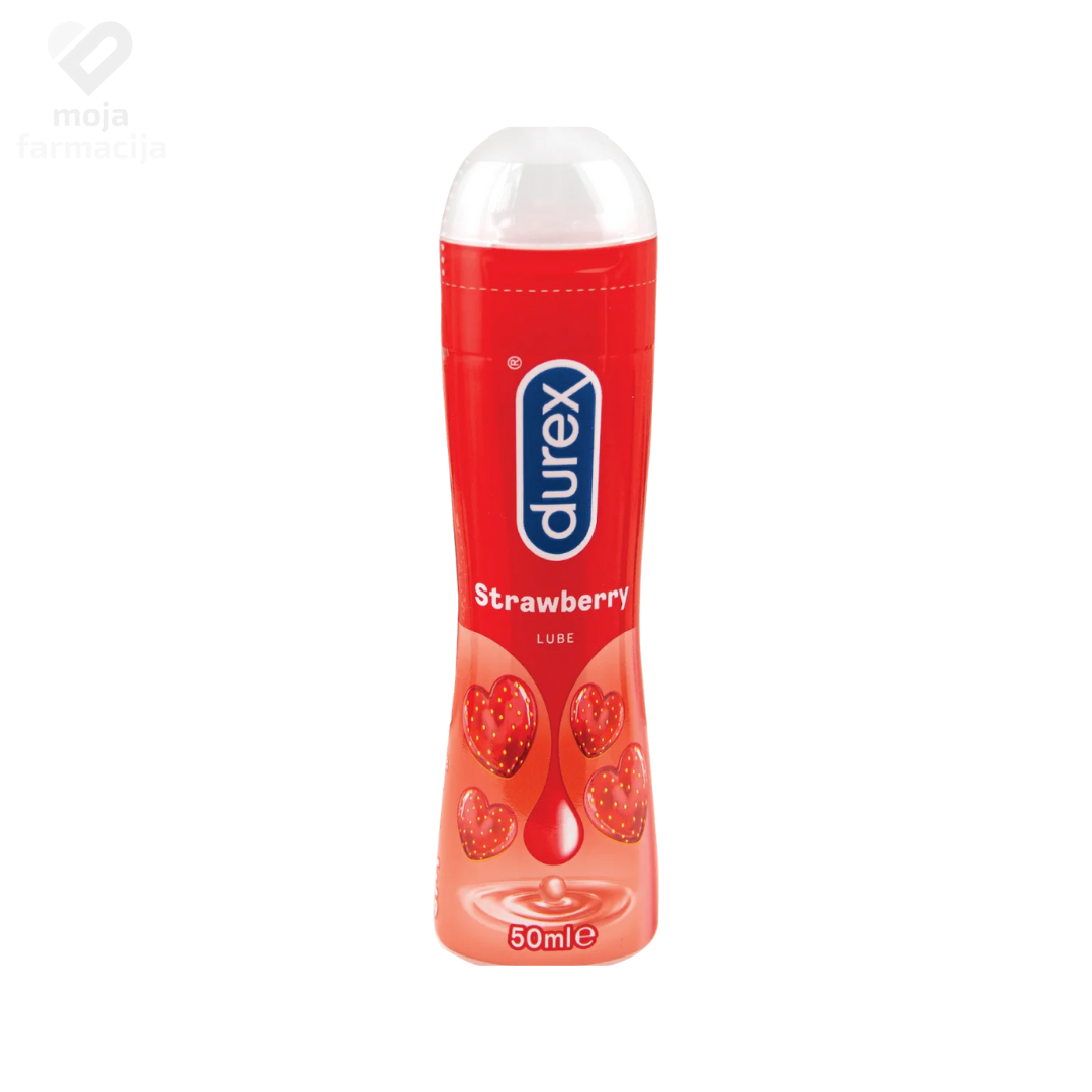 Slika proizvoda DUREX Lubrikant jagoda 50ml iz online apoteke Moja Farmacija - BIH