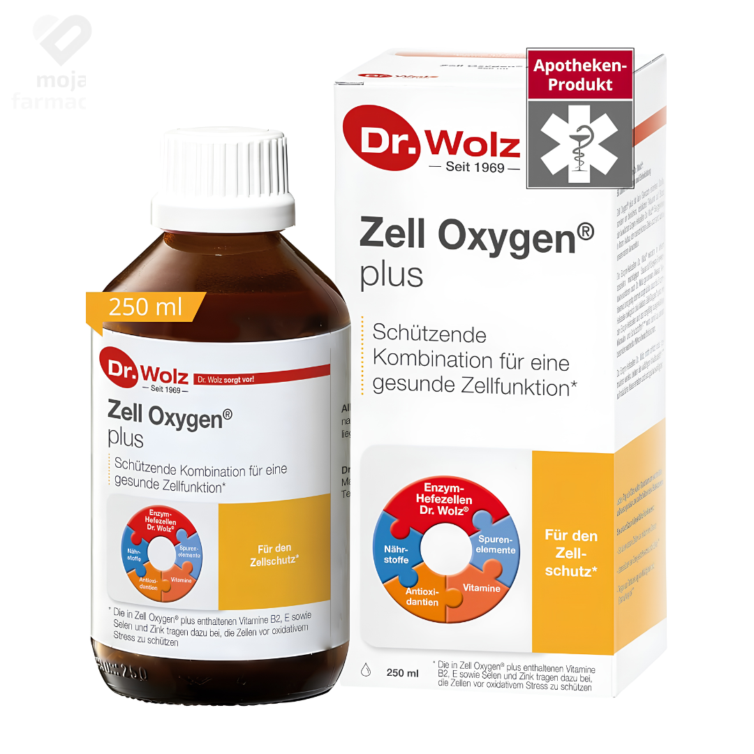 Dr. Wolz Zell Oxygen Immunkomplex tečni dodatak prehrani sa beta glukanom i respiratornim enzymima za imunitet
