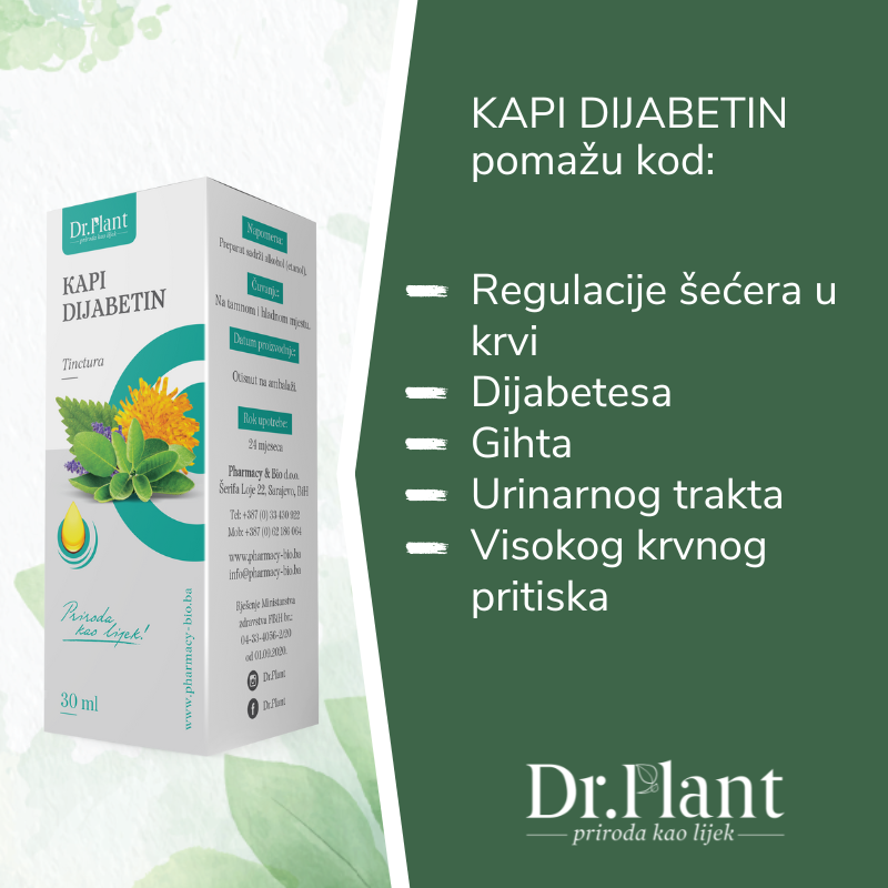 Slika proizvoda Dr.PLANT Kapi dijabetin 30ml iz online apoteke Moja Farmacija - BIH