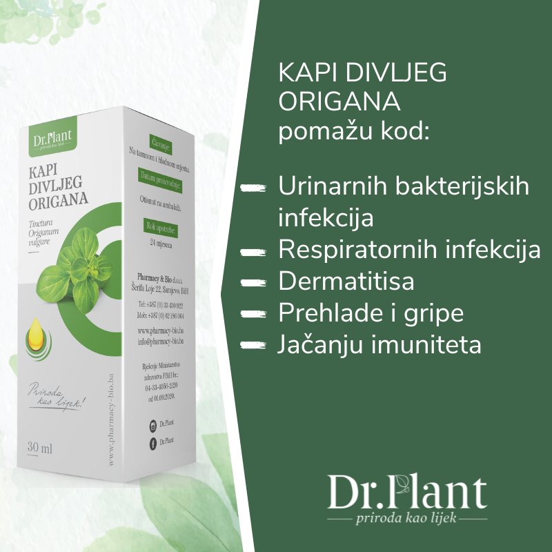 Slika proizvoda Dr.PLANT Kapi divljeg origana 30ml iz online apoteke Moja Farmacija - BIH