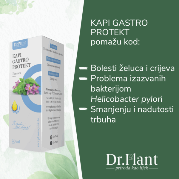 Slika proizvoda Dr.PLANT Kapi gastro protekt 30ml iz online apoteke Moja Farmacija - BIH