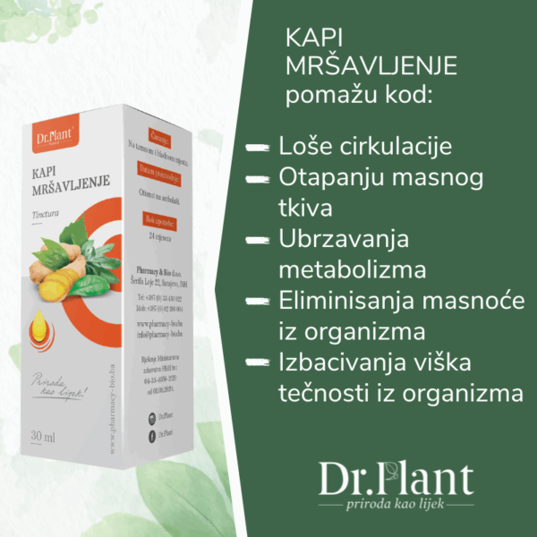 Slika proizvoda Dr.PLANT Kapi mršavljenje 30ml iz online apoteke Moja Farmacija - BIH