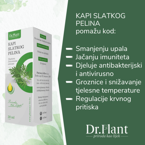 Slika proizvoda Dr.PLANT Kapi slatkog pelina 30ml iz online apoteke Moja Farmacija - BIH