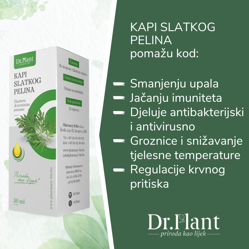 Slika proizvoda Dr.PLANT Kapi slatkog pelina 30ml iz online apoteke Moja Farmacija - BIH