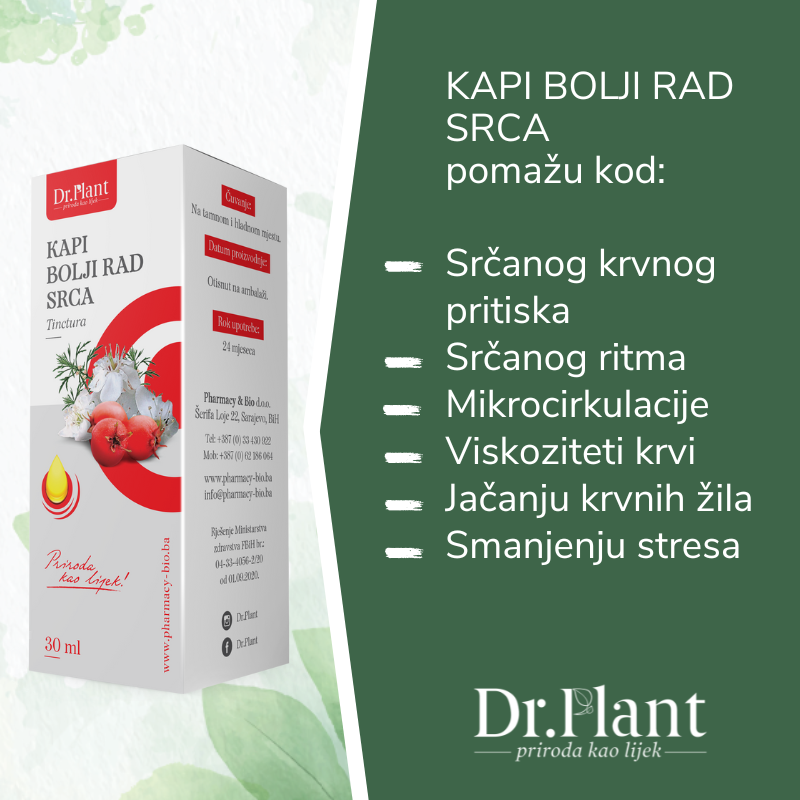 Slika proizvoda Dr.PLANT Kapi za bolji rad srca 30ml iz online apoteke Moja Farmacija - BIH