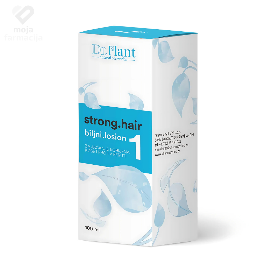 Slika proizvoda Dr. PLANT Strong Hair losion za jačanje korijena vlasišta 100ml iz online apoteke Moja Farmacija - BIH
