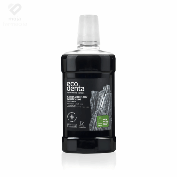 ECODENTA Crna vodica za ispiranje usta 500ml