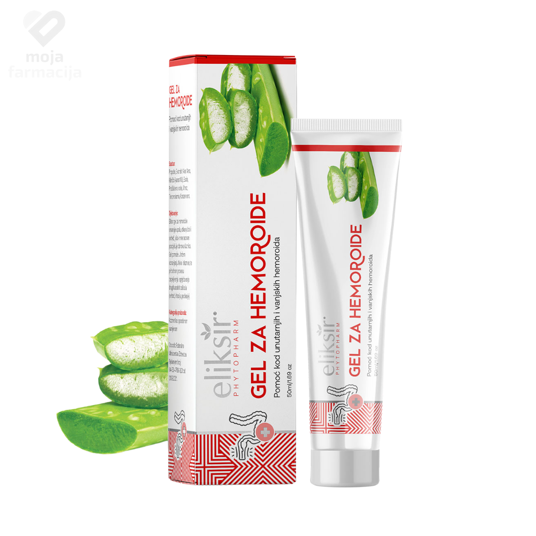Slika proizvoda ELIKSIR Gel za hemoroide 50ml iz online apoteke Moja Farmacija - BIH