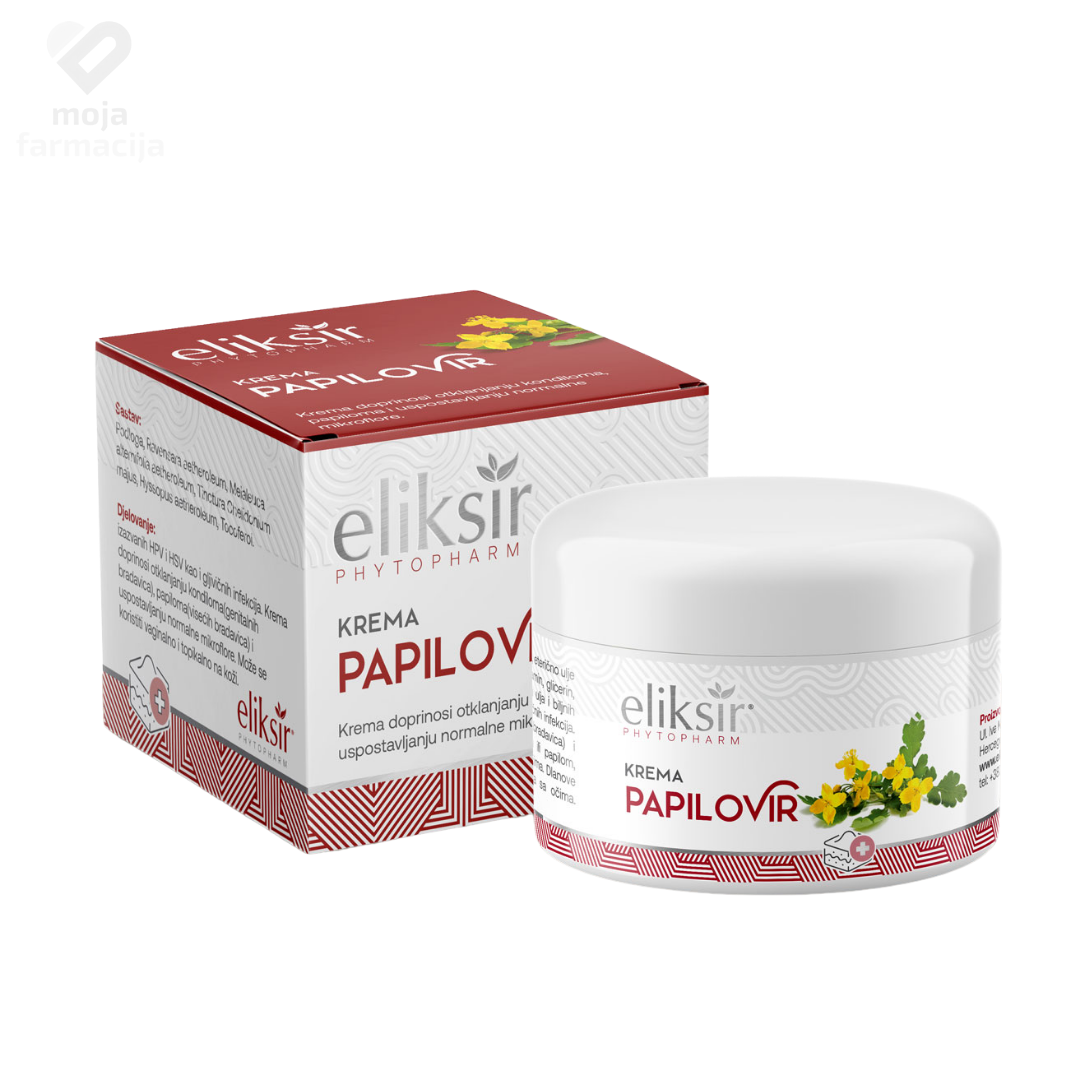 Slika proizvoda ELIKSIR Krema za bradavice i papilome 50ml iz online apoteke Moja Farmacija - BIH